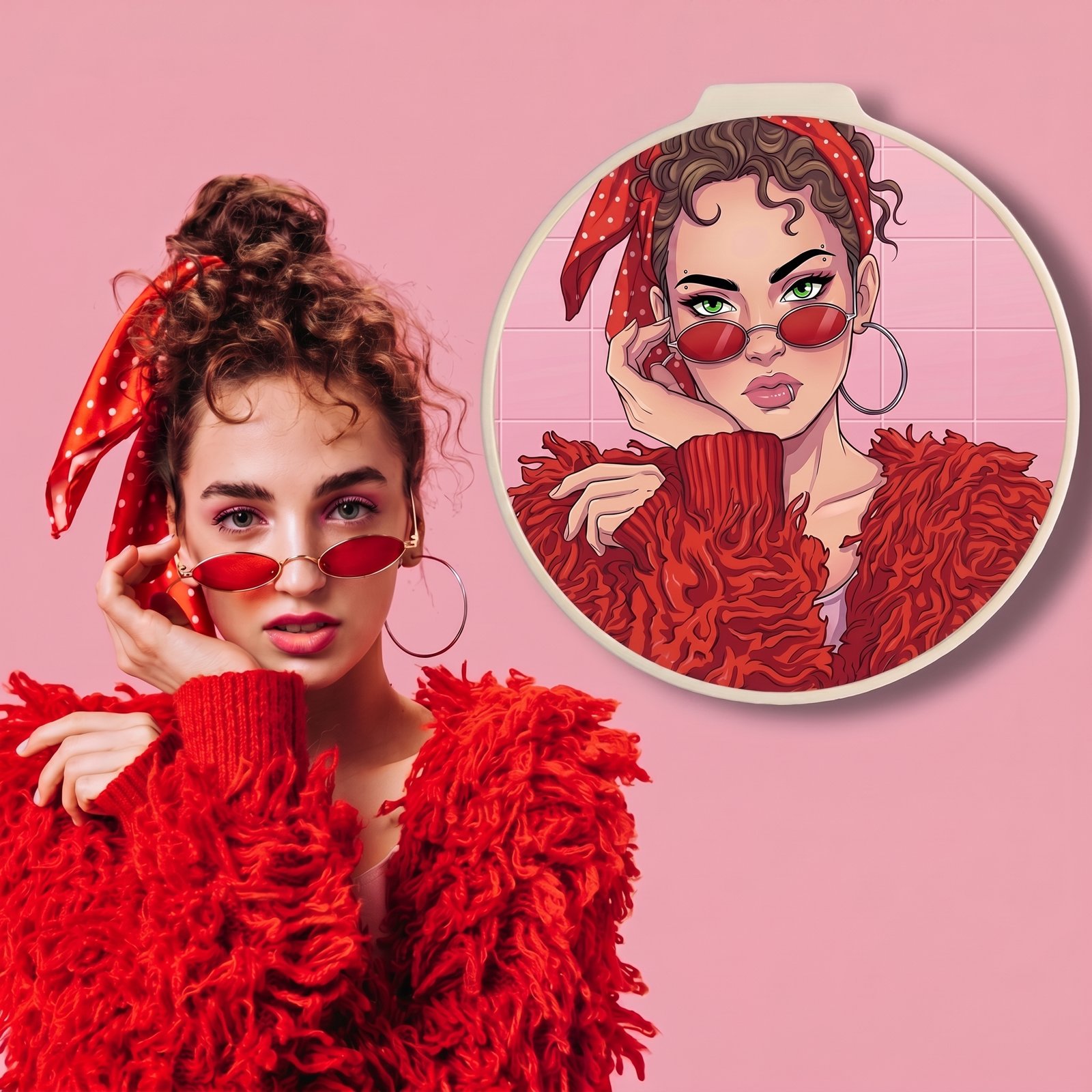 Miroir personnalisable